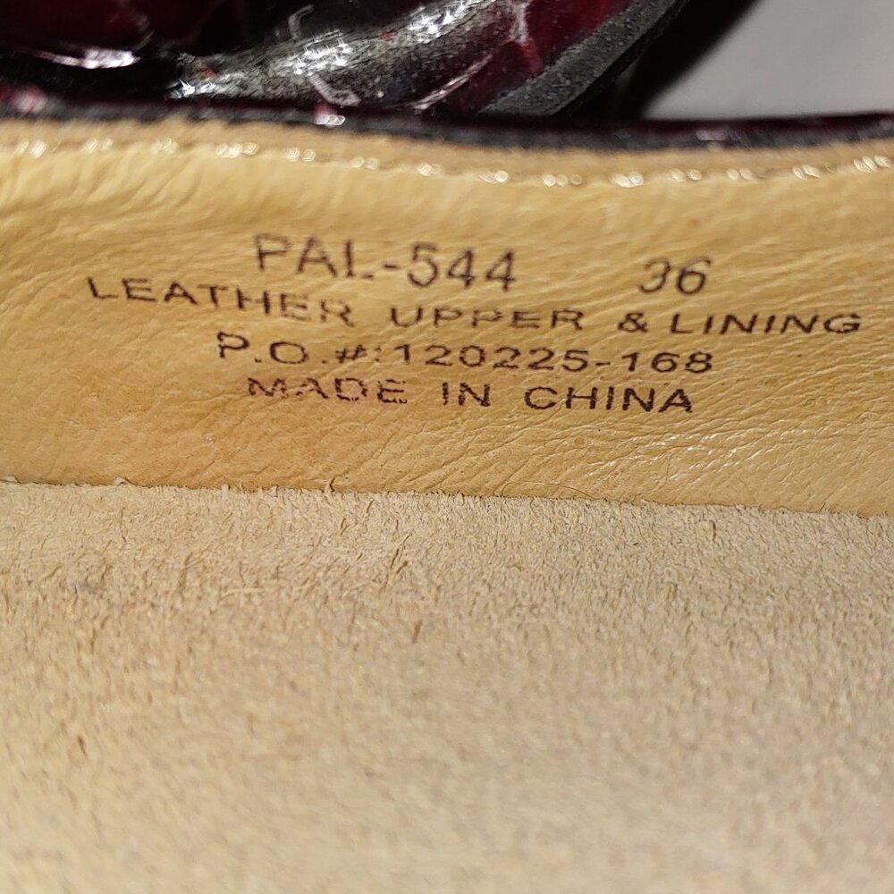 Alegria Paloma Mary Jane Comfort Shoes Red Wine Color Size 6 - Picture 5 of 8